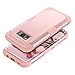 BENTOBEN Galaxy S8 Plus Case, Samsung Galaxy S8+ Case, Shockproof Anti-Scratch Heavy Duty Rugged 3 in 1 Hybrid PC Soft Silicone Protective Cute Case for Samsung Galaxy S8 Plus (6.2 Inch), Rose Gold