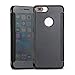 iMusi Cases for iPhone 7 Plus, Smart Clear View Window Plating PC Mirror Flip Phone Cover for iPhone 7 Plus - Black