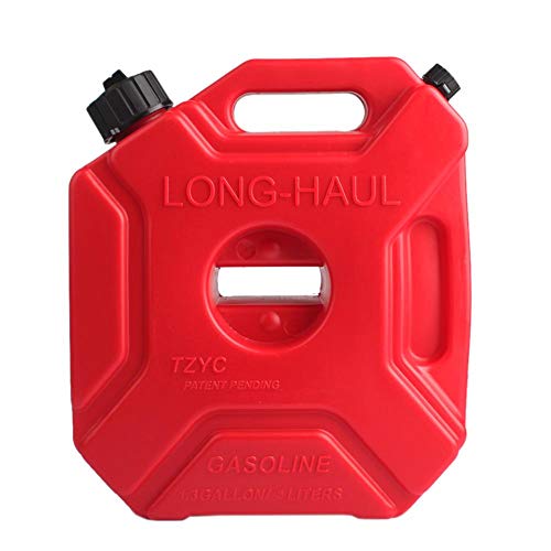 1.3 Gallon 5L Gas Container Oil Pack Fuel Can w/ lock, Jeep,ATV,UTV,Polaris RZR