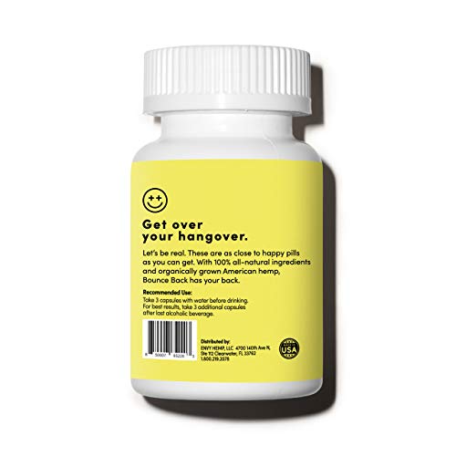 Bounce Back Hangover Recovery and Prevention Pills (30 Capsules