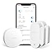 Govee WiFi Door Sensor, Smart Door Motion Sensor Compatible with Alexa APP Control, 2 Door Open Alarm and 1 Wi-Fi Gateway (No Sound), No Monthly Fee - Don't Support 5G