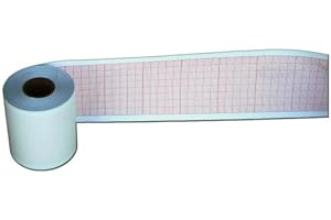 ECG PAPER DEPOT ECG EKG Paper Contec Compatible Thermal Recording Sheets 10 Rolls per Case