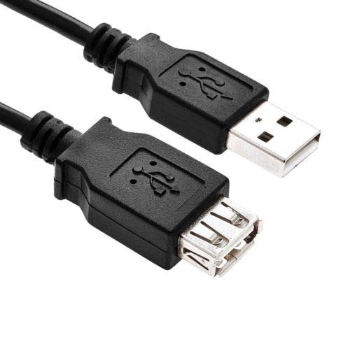 USB 2.0 EXTENSION Cable Lead A Male To A Female 2m -Black