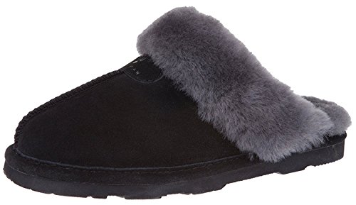 BEARPAW Women's Loki II (8.5 B(M) US, Black/Grey)