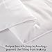 MEROUS Queen Comforter - Soft Quilted Down Alternative Duvet Insert with Corner Tabs,Summer Fluffy Reversible Hotel Collection Comforter - White,88x88 inch (White, 88x88 inch)