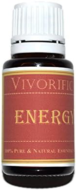 VivorificHealth Energy Essential Oil - Therapeutic Grade 100% Pure and Natural - Great for Aromatherapy and Much More - Vegan and Kosher Certified