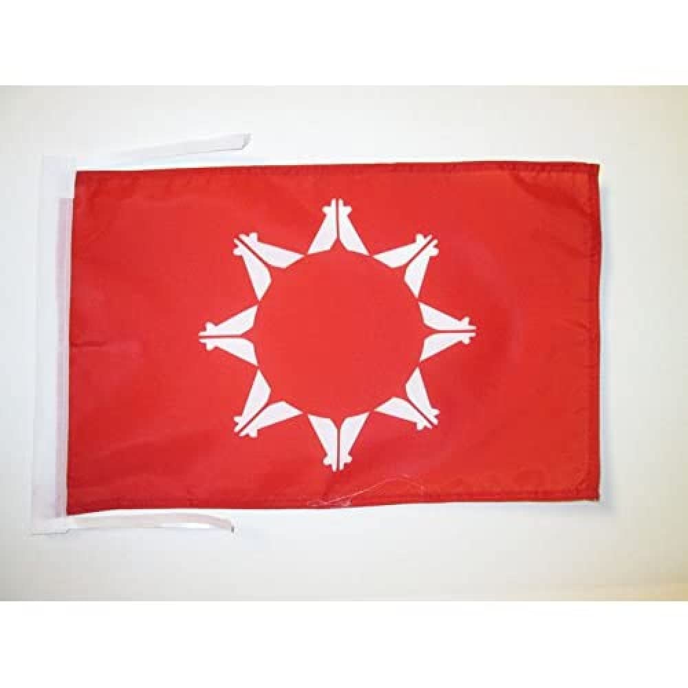 AZ FLAG - Republic of Lakotah Flag - 18'' x 12'' - 100% Polyester Lakotah Small Banner with Two Cords - Fade Resistant - Vivid Colors - 18x12 in - 45x30 Cm โ image 1