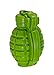 Fairly Odd Novelties Grenade Shaped 3D Mold Fun Bomb Military Ice Maker Gift, One Size, Green
