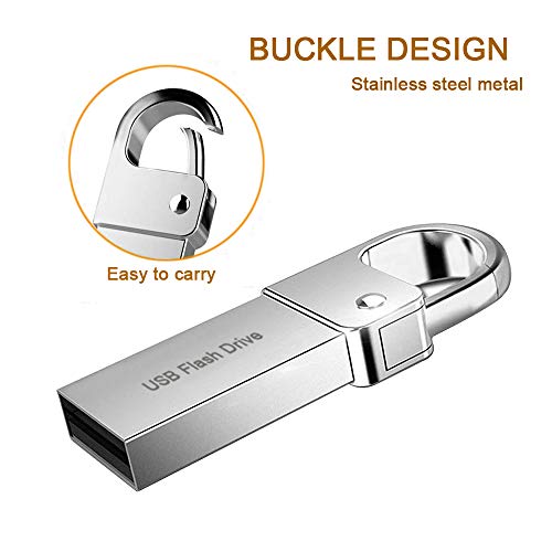 FUDOSAN USB Flash Drive 256GB Memory Stick Compact Pendrive Metal Thumb Drive for Computers