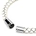 BCP 10sets Leather Cord End Cap/ Magnetic Clasp with Locking Mechanism (Fit 6mm Cord)
