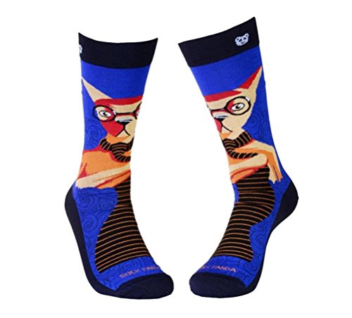 Cat Wearing Tie Socks from the Sock Panda