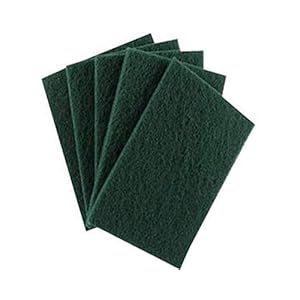 Nirlon Kitchen Scrub Pad (Green, Pack of 5)