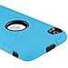 Deluxe Blue 3 part Hard Skin Case Cover