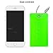 BlueCosto Flexible PVC Luggage Tags Suitcase Bag Labels - Fluorescent Green, 4 Pieces