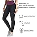 TrainingGirl High Waist Sauna Sweat Pants Slimming Neoprene Weight Loss Workout Capri Leggings with Zipper Pocket for Women (Black, XL)