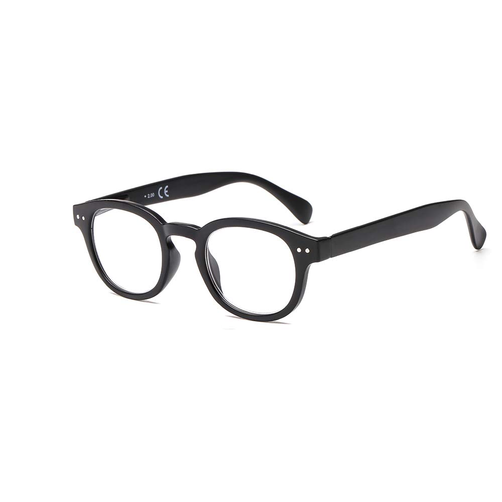 Suertree Reading Glasses Spring Hinge Computer Glasses Square Presbyopic Reader Glasses Aided Eyelasses Unisex 2.0 BM171