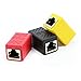PASOW RJ45 Coupler in-Line Coupler Cat7 Cat6 Cat5e Ethernet Cable Extender Adapter Female to Female (3 Pack)