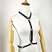 Women's Punk Waist Belt Body Chain Faux Leather Harness Adjustable with Buckles and O-Rings(LB-25)