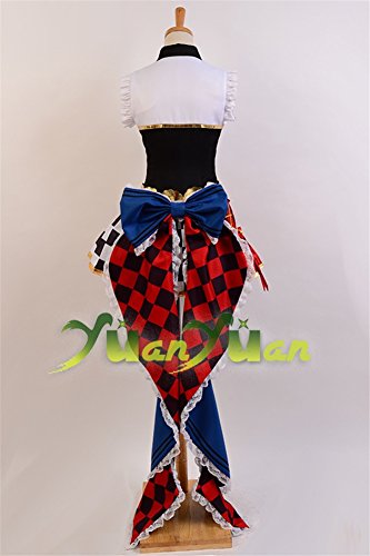 Ya-cos LoveLive! Rin Hoshizora Cafe Maid Uniform Cosplay Costume - Image 5