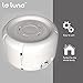 White Noise Sound Machine by La Luna Dual Speed Natural Sleep Soother and Privacy Noise Generator