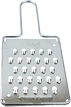 Flat Grater for Kitchen - Stainless Steel - for Soft Cheese, Root Vegetables, Eggs, Cucumber, Zucchini, Fruits – Razor-Sharp Blades - Comfortable Handle