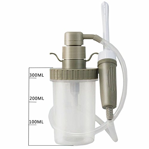 300ML Medical Manual Pressure Pump Anal Douche and Enema Bulb System Kit Vaginal Douching Aids in Hygiene
