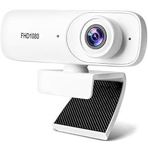 LIANG ZAI Webcam 1080P Full HD USB 360 Degree Webcam with Microphone [Plug and Play] Computer Webcam for Recording…