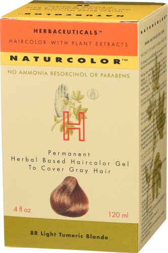 Naturcolor 8R Light Turmeric Blonde Hair Dyes, 4 Ounce