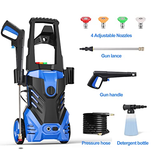 Pecticho Electric Pressure Washer 3200 PSI Powerful Power Washer, 2.5