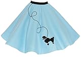Hip Hop 50s Shop Adult Poodle Skirt Light Blue XS/S