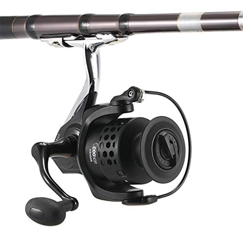 TEET Angelrolle 11 + 1BB Kugellager, Spinnangelrolle links/rechts austauschbar, klappbarer Griff, Angelrolle für Fluss… – Bild 3