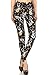 Leggings Depot Women's High Waisted Skull & Halloween Print Leggings-Full Length-R778, Urban Skull, One Size
