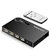 UGREEN HDMI Switch 4K 3 Port HDMI Switcher Splitter Hub 4K Full HD 1080P 3D Compatible for PC Laptop, Xbox 360 One, PS4 PS3, Nintendo Switch, Blu-ray player, Roku Fire Stick with IR Remote Control