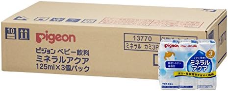 Amazon ピジョン ミネラルアクア 125ml 3コパック 4個 ピジョン ベビー用飲料 通販