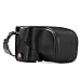 MegaGear Sony Alpha A6300, A6000 (16-50 mm) Ever Ready Leather Camera Case and Strap, with Battery Access - Black - MG406