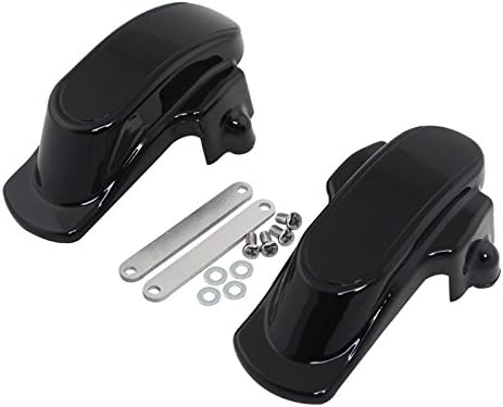 Black Rear Frame Axle Covers For Harley Dyna FXD 06-16 FXDB 07-15 FXDL FXDC New
