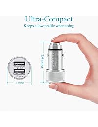 FIMARR - Cargador de teléfono con enchufe (4 en 1), doble USB para pared, con 2 unidades, cable de carga compatible con iPhone XS, Max, XR, X 8, 7 6 Plus, SE, 5S, 5C (certificado UL)