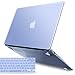 IBENZER MacBook Air 13 Inch Case Old Version 2010-2017, Soft Touch Hard Case Shell Cover with Keyboard Cover for Apple MacBook Air 13 A1369 A1466 NO Touch ID,Serenity Blue,MMA1301SRL+1