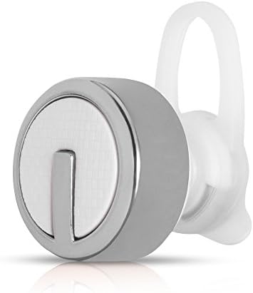 SHINEVI Bluetooth Headset,Mini Mono Wireless Bluetooth Earpiece Earbud Earphone Headset for Car/Truck Driver Compatible with Microphone Noise Cancellation for iPhone 7 Plus,Samsung Galaxy S7 - Silvery