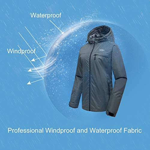 image for Wantdo Women's Winter Ski Jacket Mountain Waterproof Raincoat Wind Blo