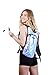 SOJOURNER Hydration Pack Backpack - 2L Water Bladder Included for Festivals, Raves, Hiking, Biking, Climbing, Running and More (Iridescent - Blue)