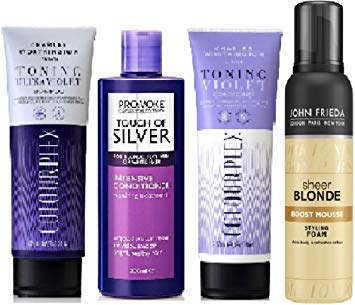 4 Pack Charles Worthington Colourplex Toning Ultra Violet Shampoo