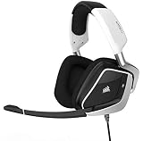 Corsair Void Pro RGB USB Gaming Headset - Dolby 7.1 Surround Sound Headphones for PC - Discord Certified - 50mm Drivers - White