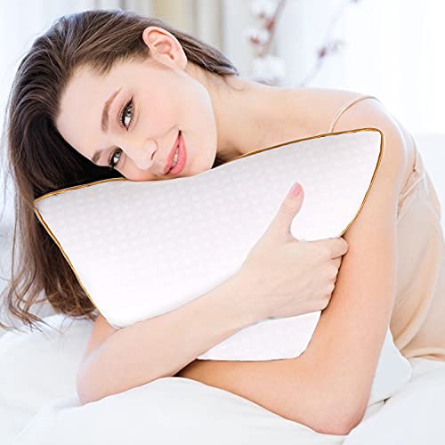 HIMOON Bed Pillows for Sleeping King Size Set of 2, Soft Fluffy and