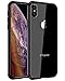 Mkeke Compatible with iPhone Xs Case,iPhone X Case,Clear Anti-Scratch Shock Absorption Cover Case iPhone Xs/X (Black)