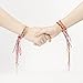 Cosweet 100 Pcs Handmade Friendship Bracelets Cords for Kids and Adults in Bulk, 5 Colors Braided Colorful Woven Thread String Anklets for Grown Up