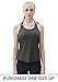 QUEENIEKE Womens Sport 2 in 1 Criss-Cross Straps Tank Top - Black, M