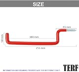 TERF Tool Hooks Screw-in Heavy Duty Vinyl Coated Storage Shed Garage Wall Mount view 3