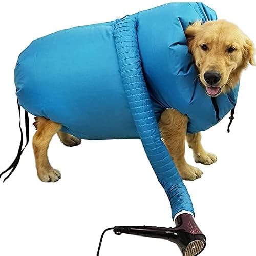 DMG Pet Hair Dryer Coat,Dog Drying Coat,Dry Fast Dog Bag,Box Fast Easy Blower Bag, Quickly Absorb Water Blow Dry Hair, pet Dogs and Cats Low Noise Fluffy Bath Grooming (M(5-12.5kg)) price in