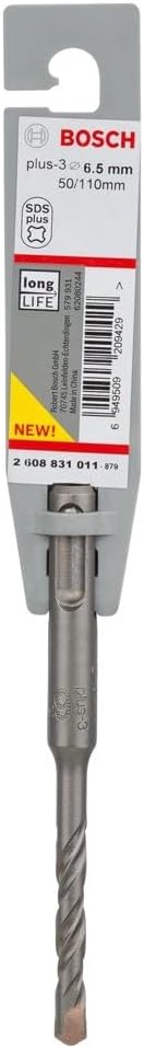 Bosch SDS Plus-3 Hammer Drill Bit 4 x 50 x 110 mm Grey view 2